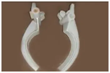 Par de facas de cabeçote florestal recuperadas