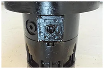 Rotator fechado e pintado, pronto para o teste de pressão e torque